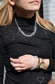 Bransoletka Swarovski damska z przeźroczystymi kryształami ✓ Biżuteria damska w Sklepie z Biżuterią zegarki-diament.pl✓ Prezent dla dziewczyny (5).JPG